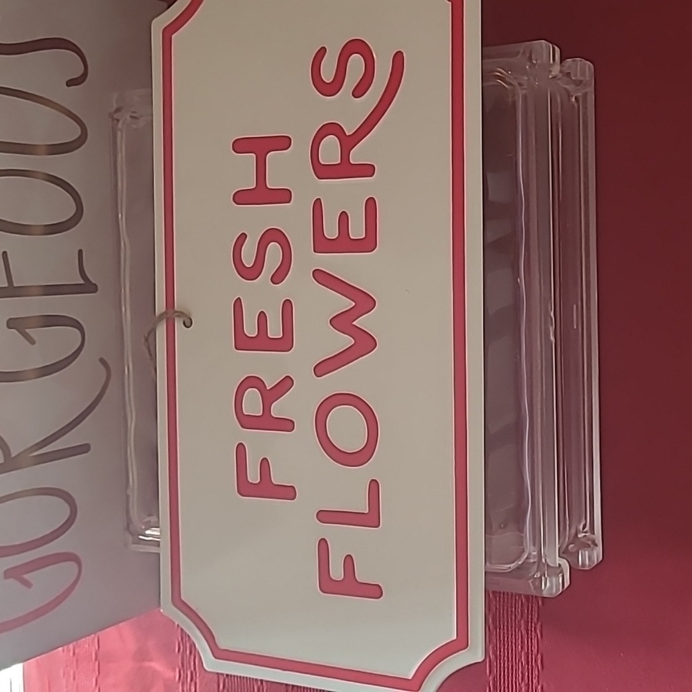 Metal sign